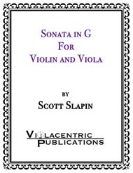 Sonata in G for Violin and Viola Sheet Music by Scott Slapin