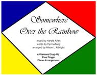 Somewhere Over The Rainbow (easy piano) Sheet Music by Judy Garland
