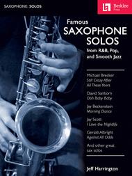 Famous Saxophone Solos Sheet Music by Jeff Harrington