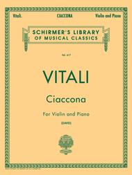 Ciaccona Sheet Music by Tomaso Antonio Vitali