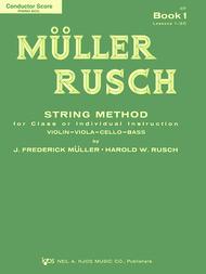 Muller-Rusch String Method Book 1 - Score/Piano Sheet Music by Frederick Muller
