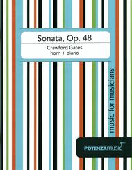 Sonata for Horn Sheet Music by Crawford Gates