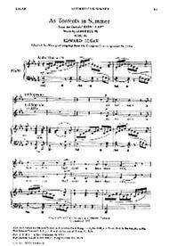 As Torrents In Summer Sheet Music by Edward Elgar