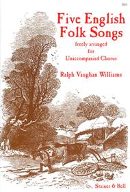 Five English Folksongs Sheet Music by Ralph Vaughan Williams