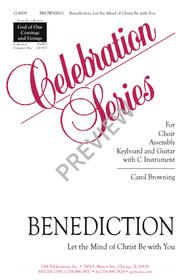 Benediction Sheet Music by Carol Browning