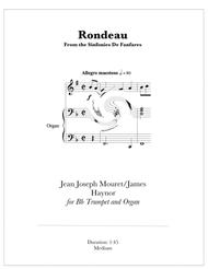 Rondeau for Trumpet and Organ Sheet Music by Jean-Joseph Mouret