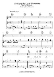 My Song Is Love Unknown Sheet Music by John Ireland