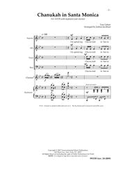 Chanukah in Santa Monica Sheet Music by Tom Lehrer
