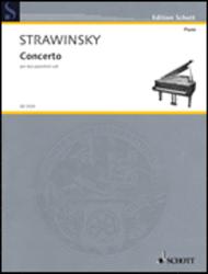 Concerto Sheet Music by Igor Stravinsky