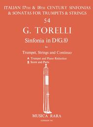 Sonata in D G 8 Sheet Music by Giuseppe Torelli