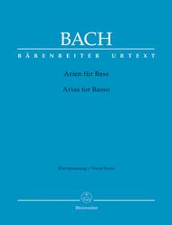 Arias for Bass Sheet Music by Johann Sebastian Bach