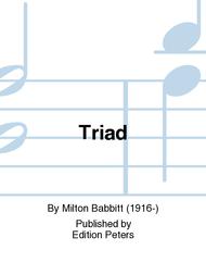 Triad Sheet Music by Milton Babbitt