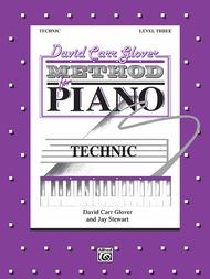 David Carr Glover Method for Piano Technic Sheet Music by David Carr Glover