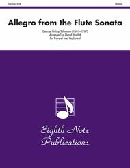 Allegro (from the Flute Sonata) Sheet Music by Georg Philipp Telemann