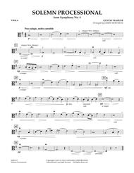 Solemn Processional (from "Symphony No. 4") - Viola Sheet Music by Gustav Mahler