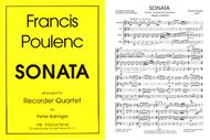 Sonata (score and part set) Sheet Music by Francis Poulenc