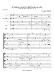 Lass Dich Nur Nichts Nicht Dauern Sheet Music by Anton Bruckner