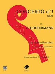 Concerto No. 3 Op. 51 en Si min. Sheet Music by Georg Goltermann