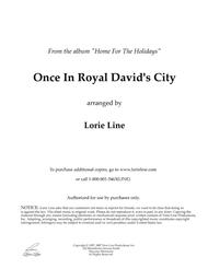 Once In Royal David's City Sheet Music by Lorie Line