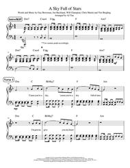 A Sky Full Of Stars in FMajor/Dminor (Piano Version) Sheet Music by Coldplay