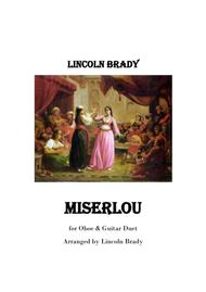MISERLOU - Guitar and Oboe (or any other treble C instrument) Sheet Music by Trad. Greek