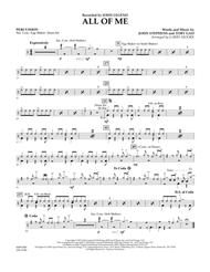 All of Me - Percussion Sheet Music by John Legend