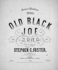 Old Black Joe Sheet Music by Stephen Foster