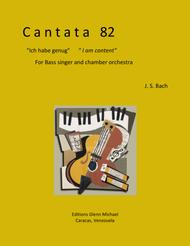 Cantata 82 for Bass voice & chamber orchestra Sheet Music by Johann Sebastian Bach