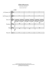 Ghostbusters - Brass Quintet Sheet Music by Ray Parker