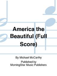 America the Beautiful (Full Score) Sheet Music by Michael McCarthy