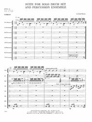 Suite For Solo Drum Set & Percussion Ensemble - Full Score Sheet Music by Dave Mancini