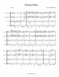Peanuts Polka - Tuba/Euphonium Quartet Sheet Music by Traditional