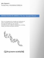 USA National Anthem: The Star-Spangled Banner Sheet Music by John Stafford Smith (1750-1836)
