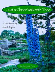 Just a Closer Walk with Thee / Solace (Trio for Two Clarinets and Piano) Sheet Music by Traditional Spiritual