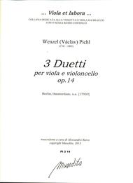 3 Duets for viola and cello op.14 (Berlin/Amsterdam