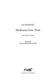 Meditation from Thais Sheet Music by Jules Massenet