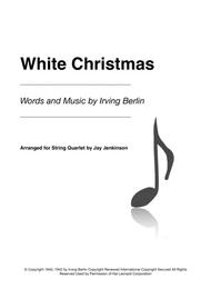 White Christmas for String Quartet Sheet Music by Irving Berlin