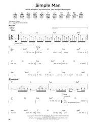 Simple Man Sheet Music by Lynyrd Skynyrd