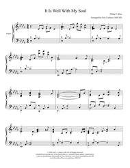 It Is Well With My Soul - Piano Solo by Eric Carlson Sheet Music by Philip P. Bliss