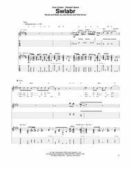 Swlabr Sheet Music by Jack Bruce