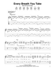 Every Breath You Take Sheet Music by Sting