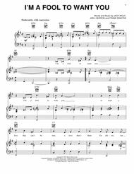 I'm A Fool To Want You Sheet Music by Jack Wolf