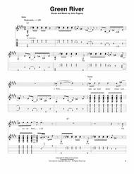Green River Sheet Music by Creedence Clearwater Revival