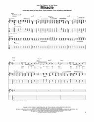 Miracle Sheet Music by Dave Grohl