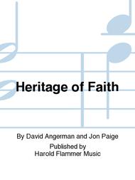 Heritage of Faith Sheet Music by David Angerman