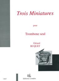 Miniatures (3) Sheet Music by Gerard Buquet