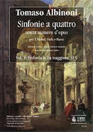 Sinfonias "a quattro" without Opus number Sheet Music by Tomaso Giovanni Albinoni