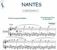 Nantes Sheet Music by Barbara