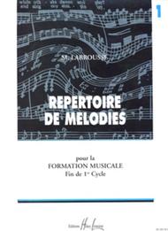 Repertoire de Melodies - Volume 1 Sheet Music by Marguerite Labrousse