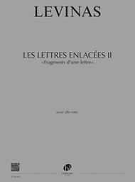 Les lettres enlacees II Sheet Music by Michael Levinas